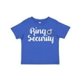 thumbnail image 1 of Inktastic Ringbearer Ring Security White Text Boys or Girls Toddler T-Shirt, 1 of 5