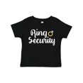 thumbnail image 1 of Inktastic Ringbearer Ring Security White Text Boys or Girls Toddler T-Shirt, 1 of 5