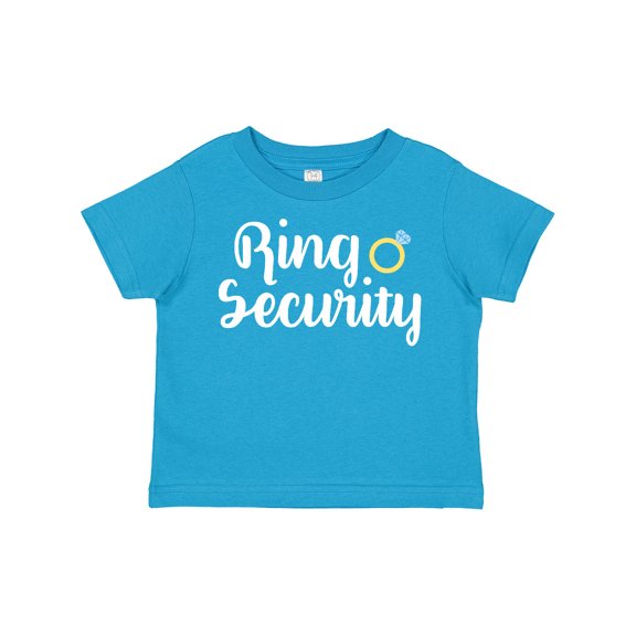 Inktastic Ringbearer Ring Security White Text Boys or Girls Toddler T-Shirt