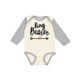 thumbnail image 1 of Inktastic Ringbearer with Arrow Boys Long Sleeve Baby Bodysuit, 1 of 5