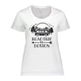 thumbnail image 1 of Inktastic Road Trip To Boston Women's Plus Size T-Shirt, 1 of 5