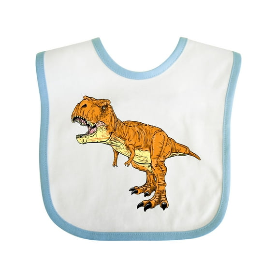 Inktastic Roaring T-Rex Boys or Girls Baby Bib
