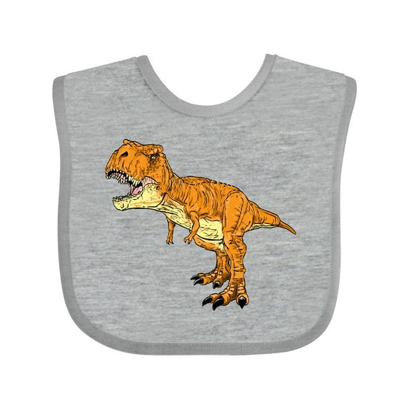 Inktastic Roaring T-Rex Boys or Girls Baby Bib