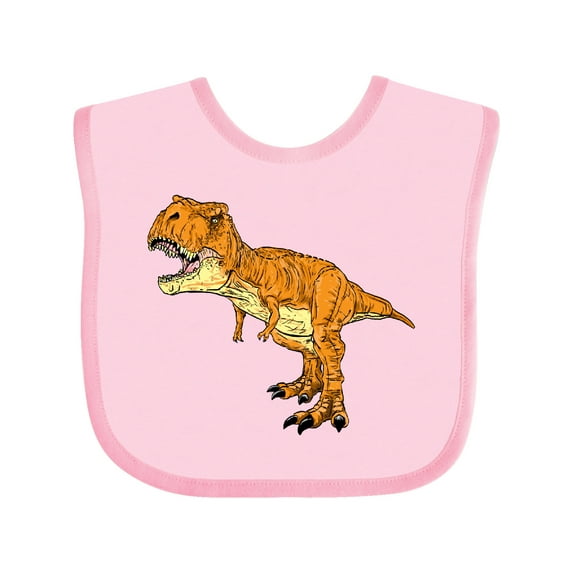 Inktastic Roaring T-Rex Boys or Girls Baby Bib