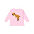 thumbnail image 1 of Inktastic Roaring T-rex Boys or Girls Long Sleeve Toddler T-Shirt, 1 of 5
