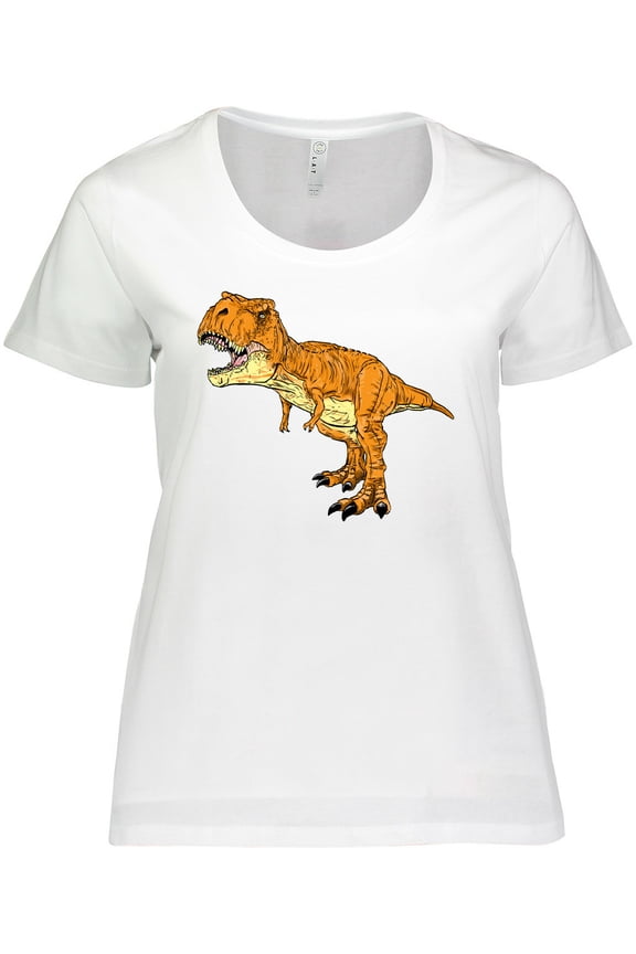 Roaring T-Rex Women's Plus Size T-Shirt