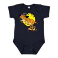 thumbnail image 1 of Inktastic Roaring Tyrannosaurus Rex Witch on Halloween Boys or Girls Baby Bodysuit, 1 of 5