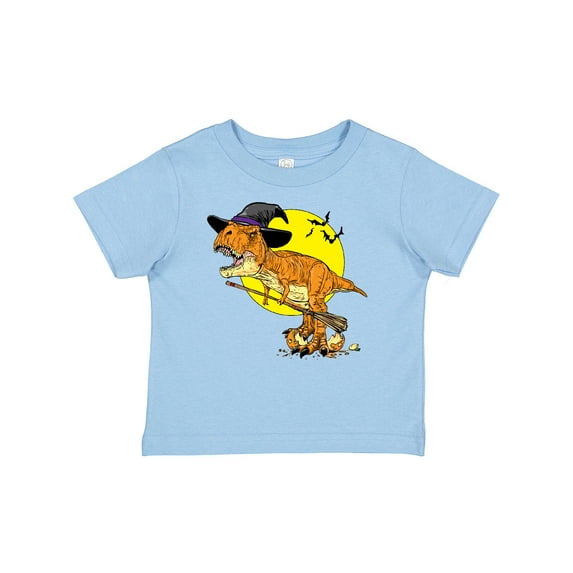 Inktastic Roaring Tyrannosaurus Rex Witch on Halloween Boys or Girls Baby T-Shirt