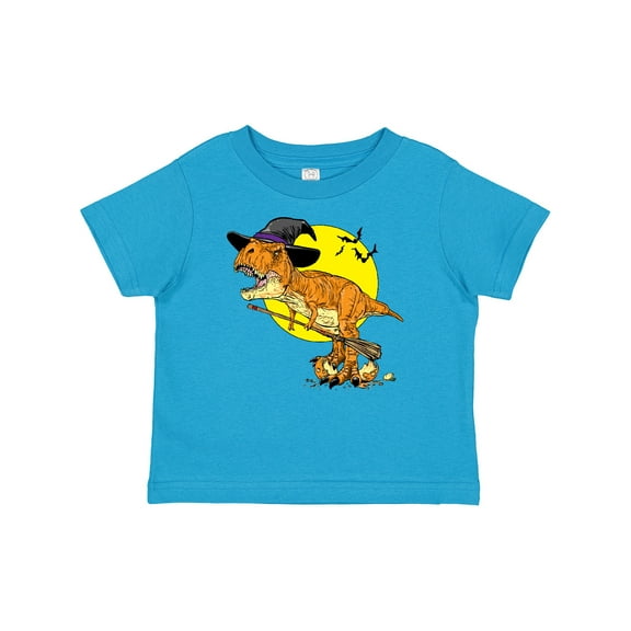 Inktastic Roaring Tyrannosaurus Rex Witch on Halloween Boys or Girls Baby T-Shirt