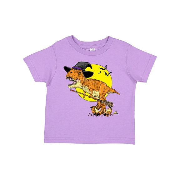 Inktastic Roaring Tyrannosaurus Rex Witch on Halloween Boys or Girls Toddler T-Shirt