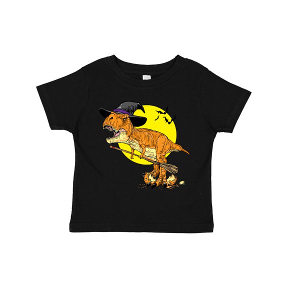 Inktastic Roaring Tyrannosaurus Rex Witch on Halloween Boys or Girls Toddler T-Shirt