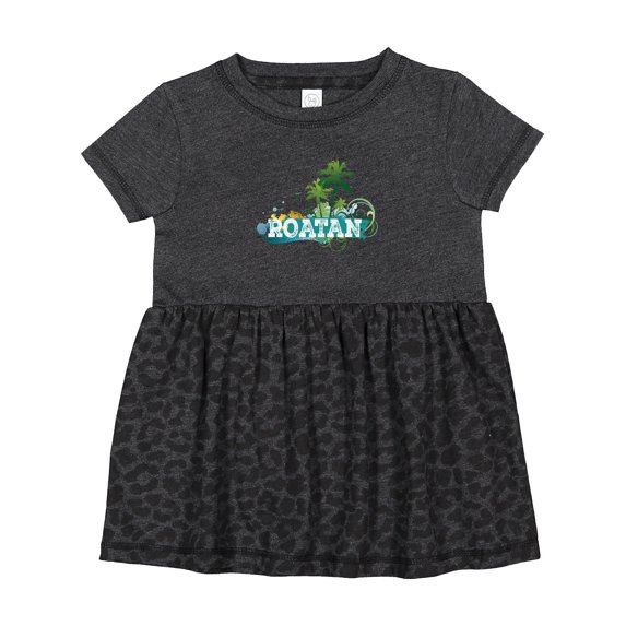 Inktastic Roatan Honduras Vacation Girls Baby Dress