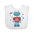 thumbnail image 1 of Inktastic Robot 1st Birthday Boys Baby Bib, 1 of 4