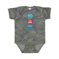 thumbnail image 1 of Inktastic Robot 1st Birthday Boys Baby Bodysuit, 1 of 5