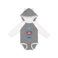 thumbnail image 1 of Inktastic Robot 1st Birthday Boys Long Sleeve Baby Bodysuit, 1 of 5