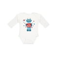 thumbnail image 1 of Inktastic Robot 2nd Birthday Boys Long Sleeve Baby Bodysuit, 1 of 5