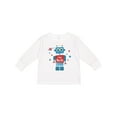 thumbnail image 1 of Inktastic Robot 2nd Birthday Boys Long Sleeve Toddler T-Shirt, 1 of 5