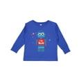 thumbnail image 1 of Inktastic Robot 2nd Birthday Boys Long Sleeve Toddler T-Shirt, 1 of 5