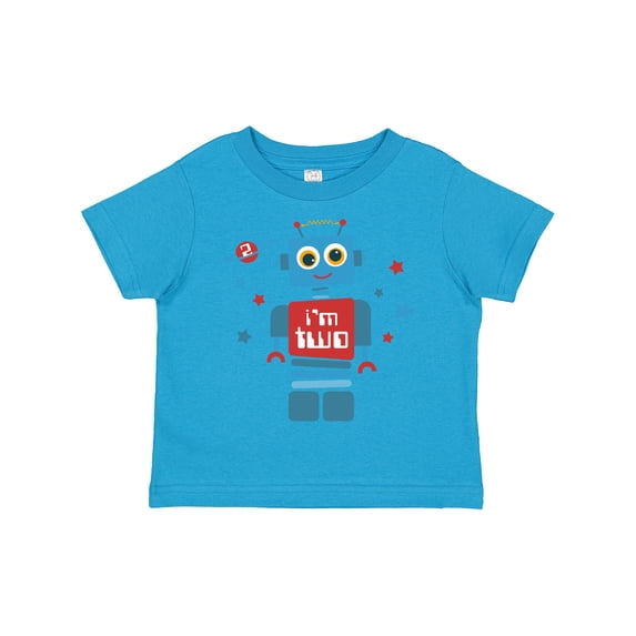 Inktastic Robot 2nd Birthday Boys Toddler T-Shirt