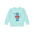 thumbnail image 1 of Inktastic Robot 2nd Birthday Toddler Sweatshirt, 1 of 4