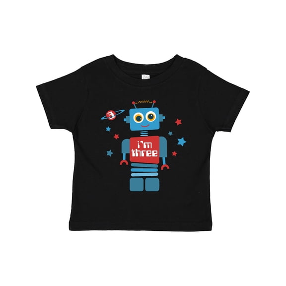 Inktastic Robot 3rd Birthday Boys Toddler T-Shirt