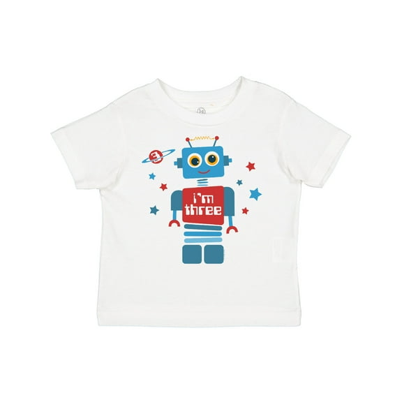 Inktastic Robot 3rd Birthday Boys Toddler T-Shirt