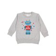 thumbnail image 1 of Inktastic Robot 3rd Birthday Toddler Sweatshirt, 1 of 4