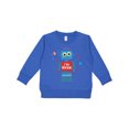 thumbnail image 1 of Inktastic Robot 3rd Birthday Toddler Sweatshirt, 1 of 4