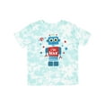 thumbnail image 1 of Inktastic Robot 4th Birthday Boys Toddler T-Shirt, 1 of 5