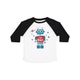 thumbnail image 1 of Inktastic Robot 4th Birthday Boys Toddler T-Shirt, 1 of 5