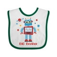thumbnail image 1 of Inktastic Robot Big Brother II Boys Baby Bib, 1 of 4