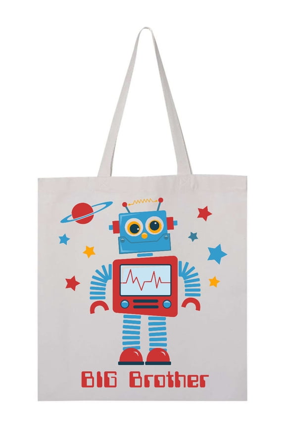 Robot Big Brother Ii Tote Bag