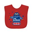 thumbnail image 1 of Inktastic Robot Brother Boys Baby Bib, 1 of 4