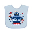 thumbnail image 1 of Inktastic Robot Brother Boys Baby Bib, 1 of 4
