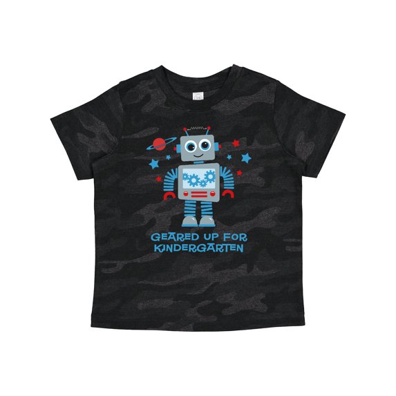 Inktastic Robot Geared Up Kindergarten Boys or Girls Toddler T-Shirt