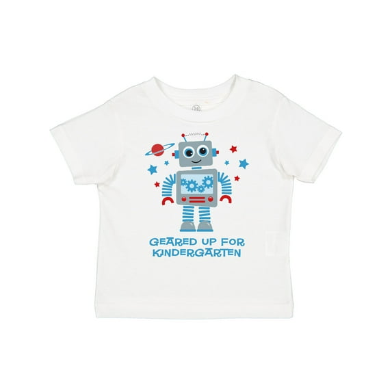 Inktastic Robot Geared Up Kindergarten Boys or Girls Toddler T-Shirt
