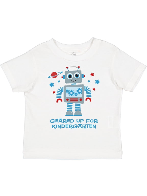 Robot Geared Up Kindergarten Boys or Girls Toddler T-Shirt