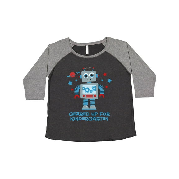Inktastic Robot Geared Up Kindergarten Women's Plus Size T-Shirt