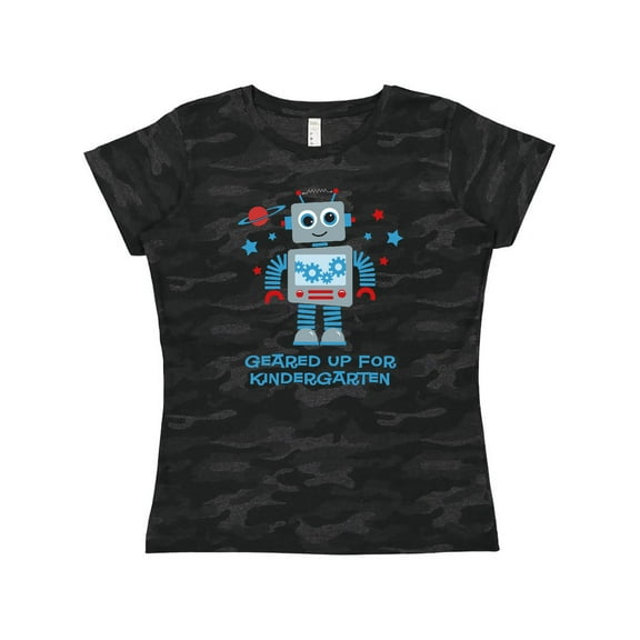 Inktastic Robot Geared Up Kindergarten Women's T-Shirt