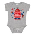thumbnail image 1 of Inktastic Robot Little Brother Boys Baby Bodysuit, 1 of 5