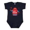 thumbnail image 1 of Inktastic Robot Little Brother Boys Baby Bodysuit, 1 of 5