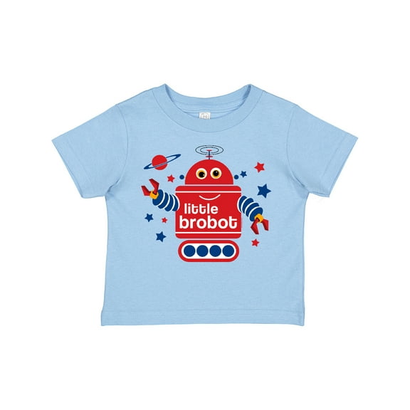 Inktastic Robot Little Brother Boys Toddler T-Shirt