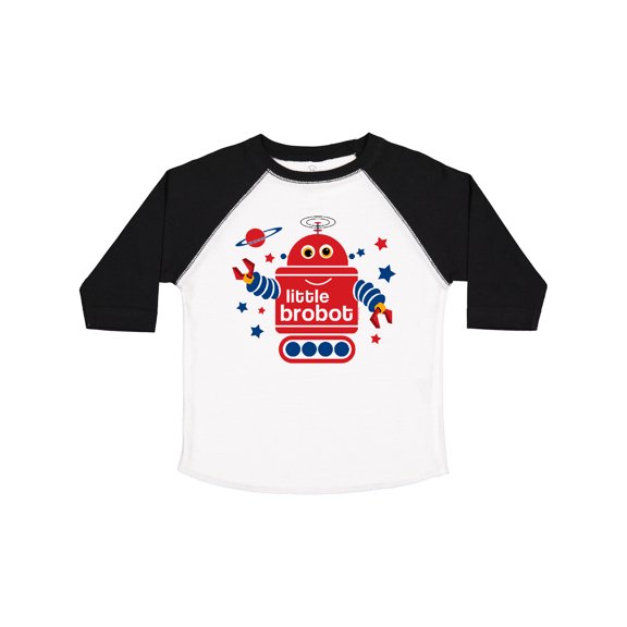 Inktastic Robot Little Brother Boys Toddler T-Shirt