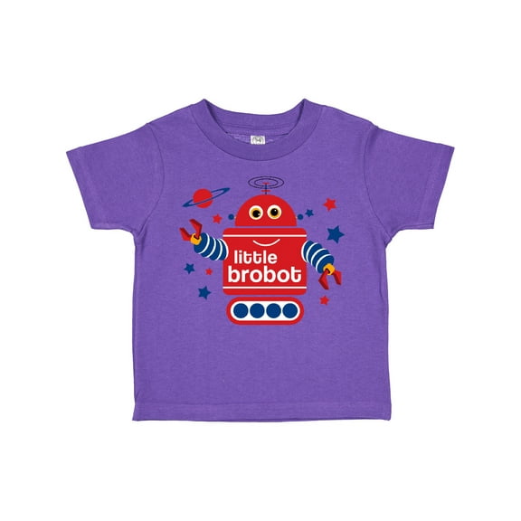 Inktastic Robot Little Brother Boys Toddler T-Shirt