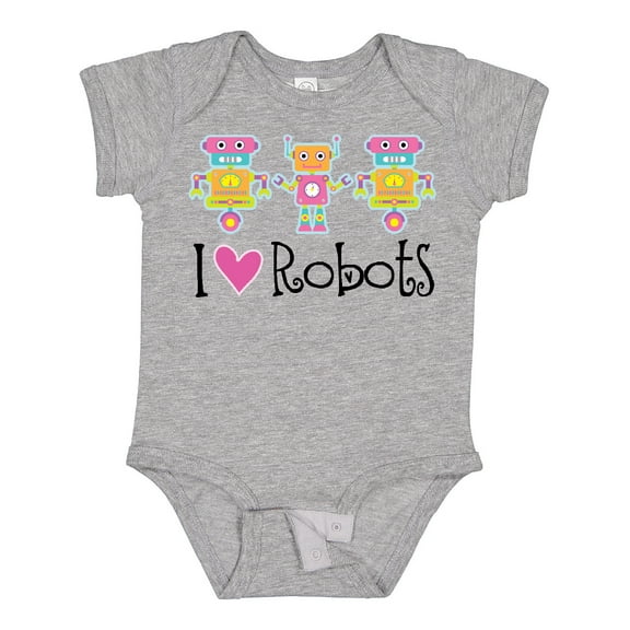Inktastic Robot Lover Robotics Girls Baby Bodysuit