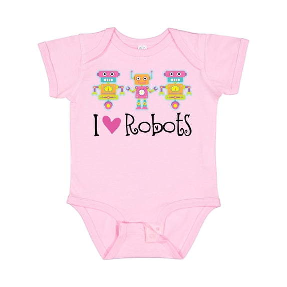 Inktastic Robot Lover Robotics Girls Baby Bodysuit