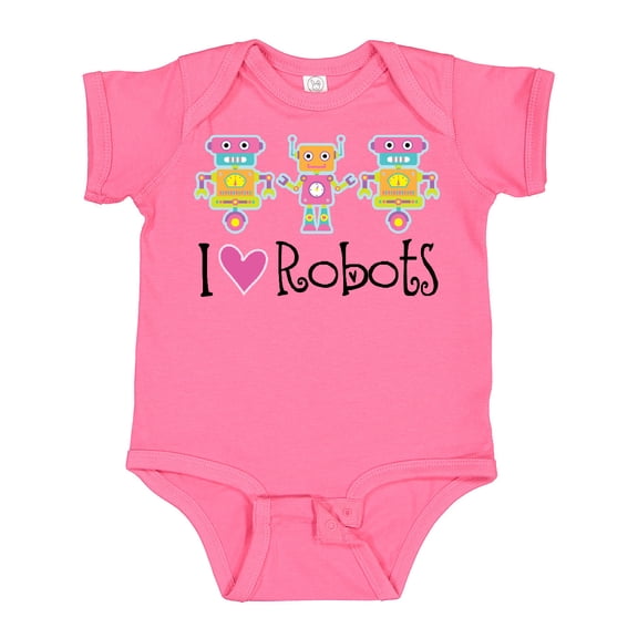 Inktastic Robot Lover Robotics Girls Baby Bodysuit