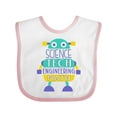 thumbnail image 1 of Inktastic Robot Science Tech Engineering Math Boys or Girls Baby Bib, 1 of 4