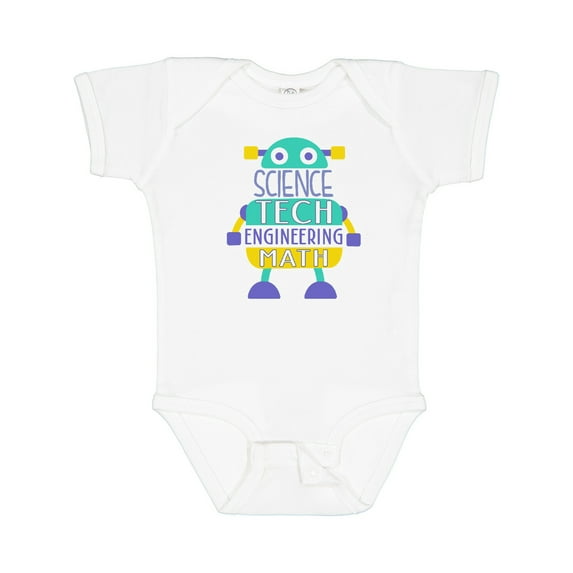 Inktastic Robot Science Tech Engineering Math Boys or Girls Baby Bodysuit