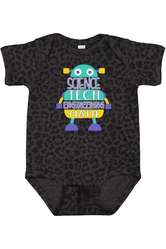 Robot Science Tech Engineering Math Boys or Girls Baby Bodysuit